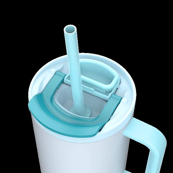 Kambukka Rio kubek termiczny ze słomką 950ml - Frosty Coconut