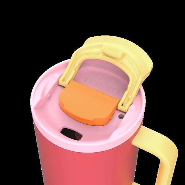 Kambukka Rio kubek termiczny ze słomką 950ml - Pink Papaya