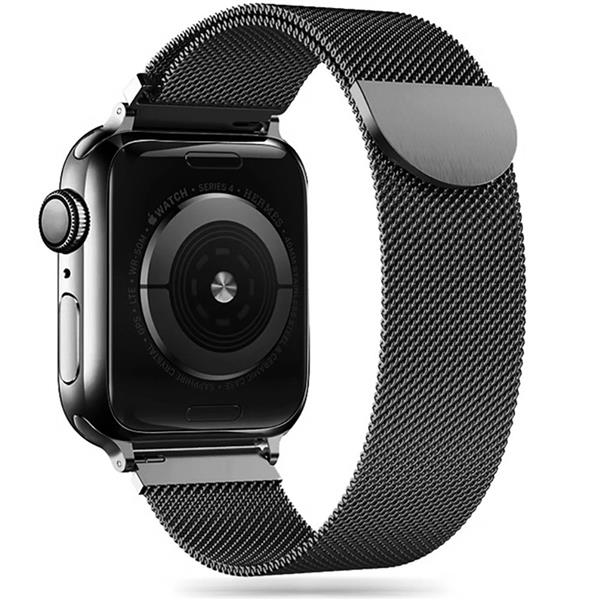 Pasek Tech-Protect MilaneseBand na Apple Watch 4 / 5 / 6 / 7 / 8 / 9 / SE / Ultra 1 / 2 (42/44/45/49 mm) - czarny