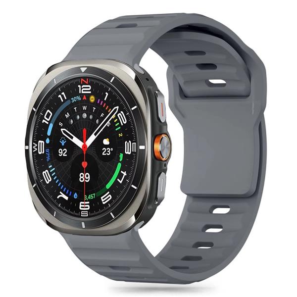 Pasek Tech-Protect Silicone Line do Samsung Galaxy Watch Ultra (47 mm) - szary