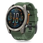 Pasek Tech-Protect Silicone na Garmin Fenix 5S / 5S PLUS / 6S / 6S Pro / 7S / 8 (43 MM) - zielony