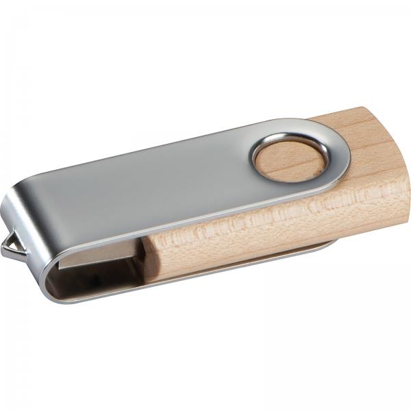 Pendrive drewniany 4GB - brązowy