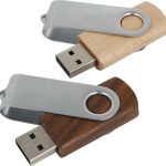 Pendrive z metalu i drewna 8GB 2.0 - wielokolorowy