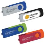 Pendrive z metalu i plastiku 8GB 2.0 - wielokolorowy