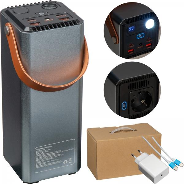 Power bank 39000 mAh - ciemnoszary