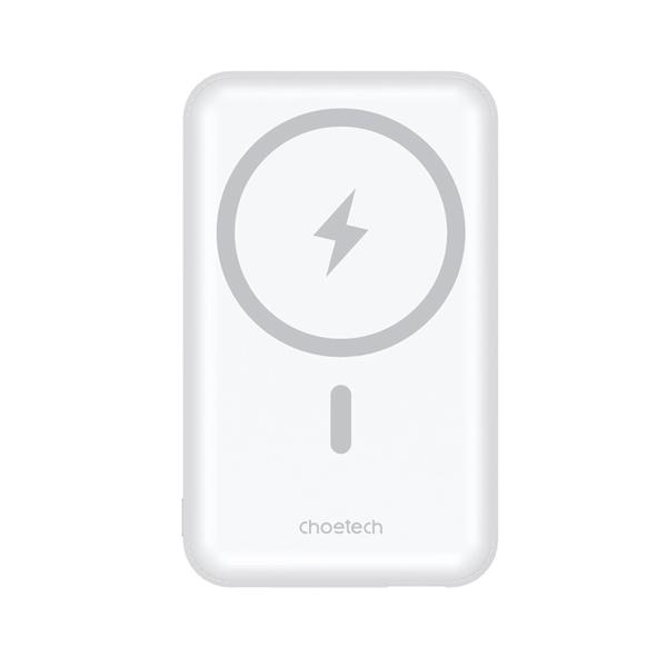 Powerbank Choetech B663 10000mAh 20W MagSafe USB-A / USB-C - biały