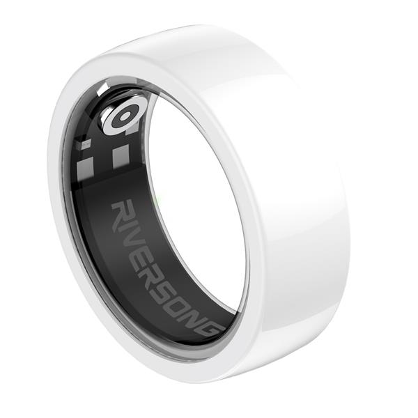 Riversong smart ring Trinity biały SR01 rozmiar 8 średnica wew 18mm