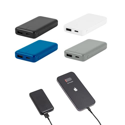 SHERYL. Power bank 4.000 mAh w ABS pochodzącego z recyklingu (100% rABS)