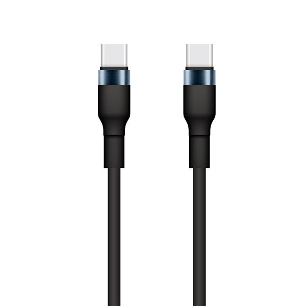 Setty kabel USB-C - USB-C 1m 3A KSC-C-131 czarny