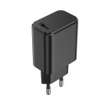 Setty ładowarka sieciowa 1x USB 3A czarna + kabel microUSB 1,0 m