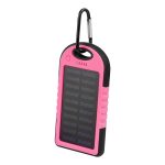 Setty power bank solarny SPBS-05 5000 mAh różowy