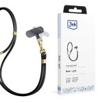Smycz do smartfona 3mk EasyClip Elite - czarna