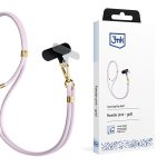 Smycz do smartfona 3mk EasyClip Elite - różowa