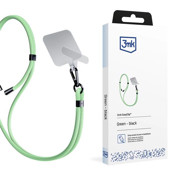 Smycz do smartfona 3mk EasyClip - zielona