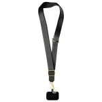 Smycz do telefonu Guess CBDY Nylon Chain - czarna