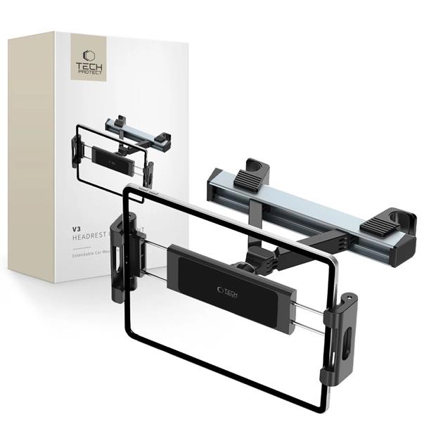 Uchwyt samochodowy Tech-Protect V3 Headrest Car Mount - czarny