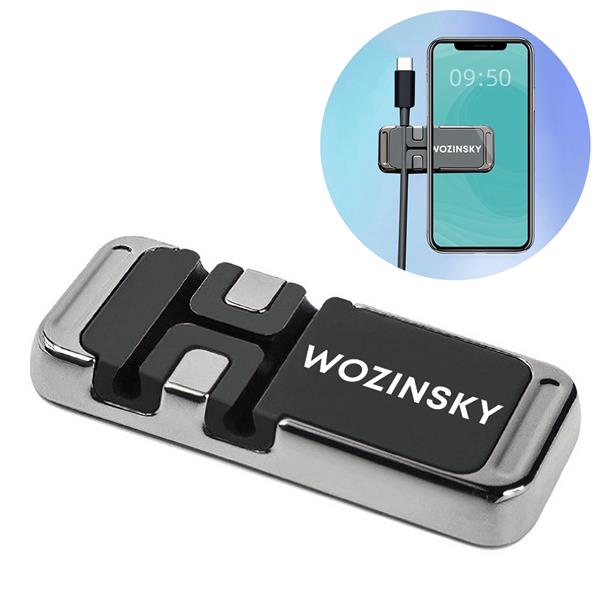Wozinsky uchwyt na telefon magnetyczny z organizerem do kabli (WMCDO-B1)