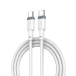 XO kabel NB208B PD USB-C - USB-C 1,0m 60W biały