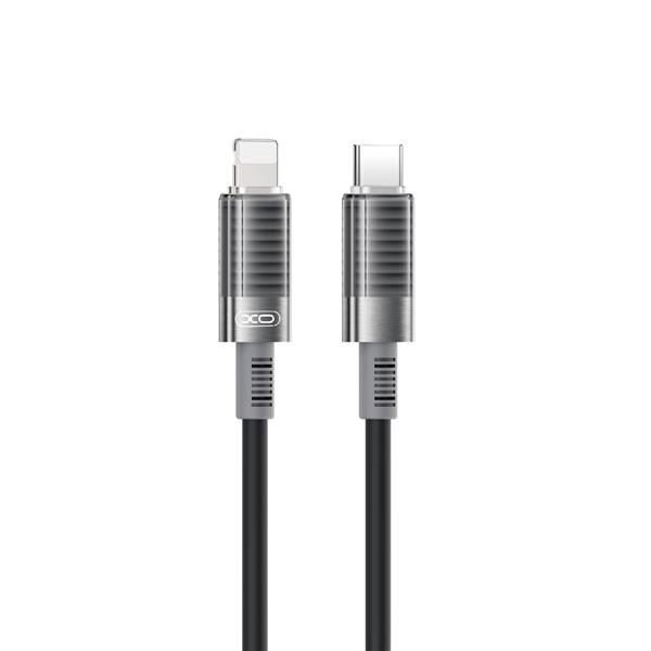 XO kabel NB-Q282B PD USB-C - USB-C 1,0m 60W czarny