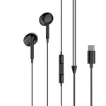 XO słuchawki przewodowe EP74 USB-C dokanałowe czarne
