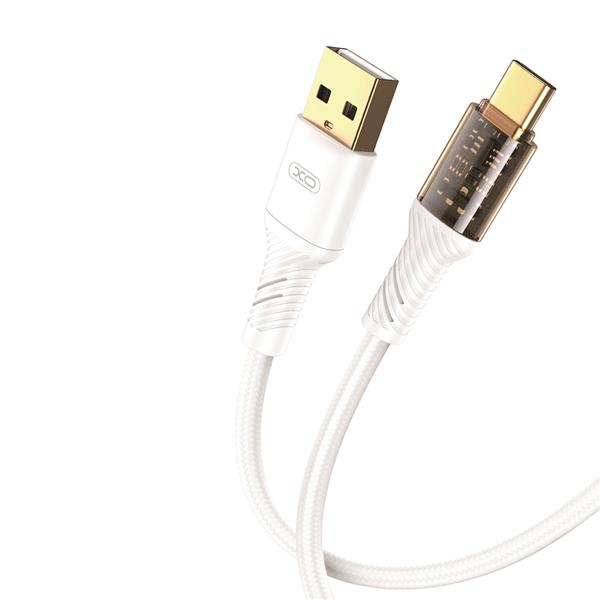 żXO Clear kabel NB229 USB - USB-C 1,0 m 2,4A biały