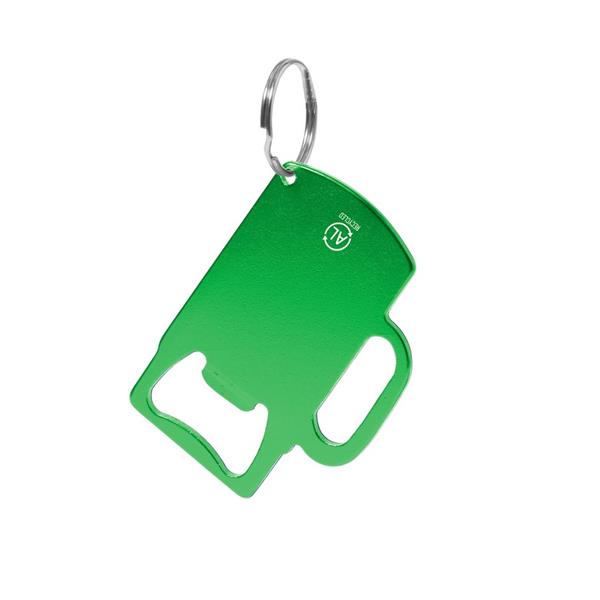 Brelok do kluczy, otwieracz do butelek z aluminium z recyklingu - VA701-06