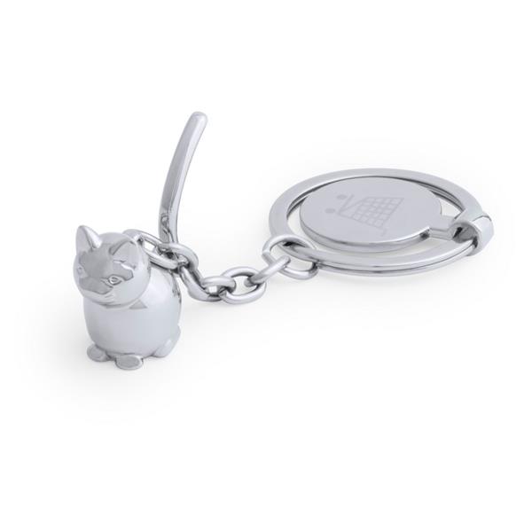 Brelok do kluczy "zwierzątko", żeton do wózka na zakupy - V9800-00