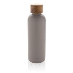 Butelka termiczna 500 ml Wood, stal nierdzewna z recyklingu - P435.539