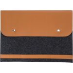 Etui na laptopa 14" z filcu RPET, teczka na dokumenty - V1250-15