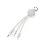 Kabel do ładowania ze słomy pszenicznej, z karabińczykiem - V1117-00