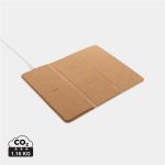 Korkowa podkładka pod mysz, ładowarka bezprzewodowa 10W - P308.519