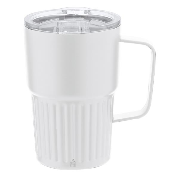 Kubek termiczny 450 ml ze stali nierdzewnej z recyklingu - VA685-02