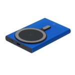 Magnetyczny bezprzewodowy power bank 5000 mAh z aluminium z recyklingu, ładowarka bezprzewodowa 15W - VA601-11