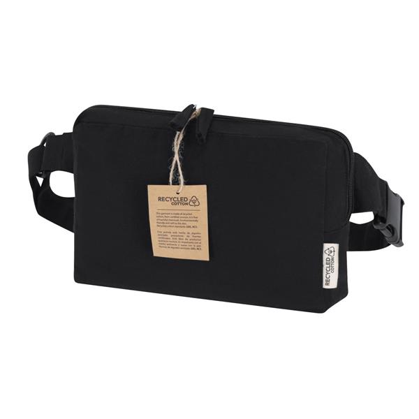 Saszetka zapinana w pasie z płótna z recyklingu - VA659-03