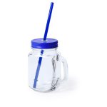 Słoik do picia 500 ml ze słomką - V8983-11