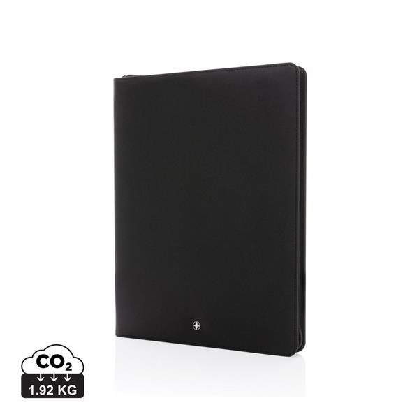 Teczka konferencyjna A4 Swiss Peak Heritage, notatnik, PU z recyklingu - P774.411