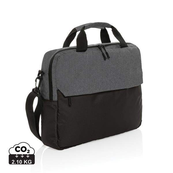 Torba na laptopa 15,6" AWARE™ Kazu, poliester z recyklingu - P732.172