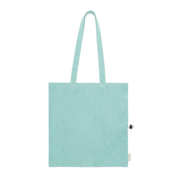 Torba na zakupy z bawełny z recyklingu, składana - V1075-06
