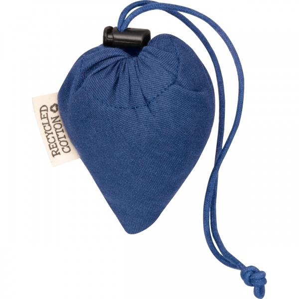 Torba bawełniana z recyklingu 118 g/m2 Modena - niebieski