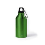 Butelka sportowa 400 ml z aluminium z recyklingu, z karabińczykiem - V1065-06