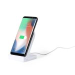 Magnetyczna bambusowa ładowarka bezprzewodowa 10W, stojak na telefon - V8325-02