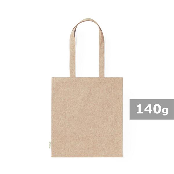 Torba z bawełny z recyklingu na zakupy - V8270-00