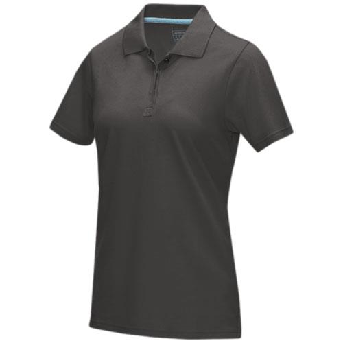 Damska organiczna koszulka polo Graphite