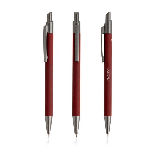 Długopis Soft Touch z recyklingowanego aluminium / Peralu