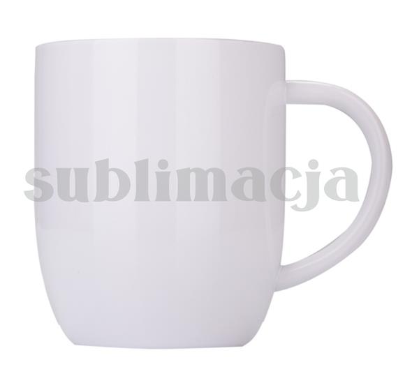Kubek stalowy Day Alis z powłoką sublimacyjną 350 ml, biały