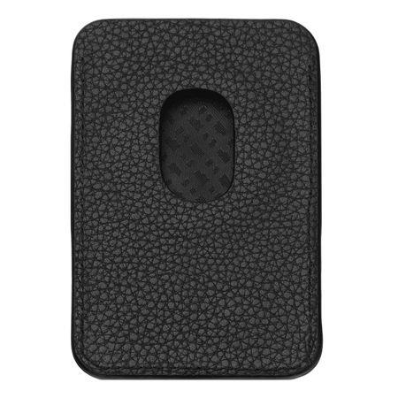 Magnetyczne etui na karty do smartfona Magnet Mobile Classic Grained Black