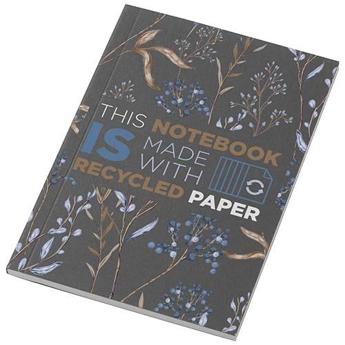 Notatnik A6 Novella Austen z miękką okładką z materiału z recyklingu, 50 kartek