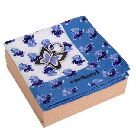 Zestaw upominkowy Cacharel apaszka i brelok CAK037N + CFM034L