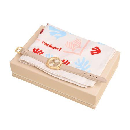 Zestaw upominkowy Cacharel zegarek i apaszka CFM535F + CMN535X