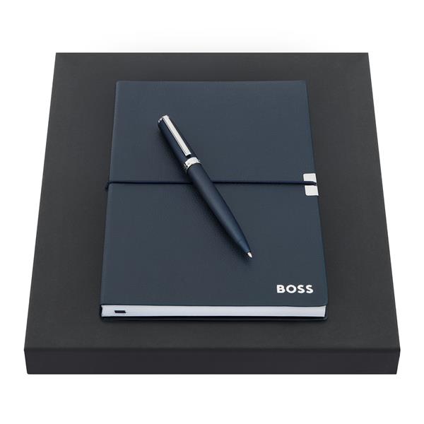 Zestaw upominkowy Hugo Boss długopis i notatnik HNH124NL + HSK4414N